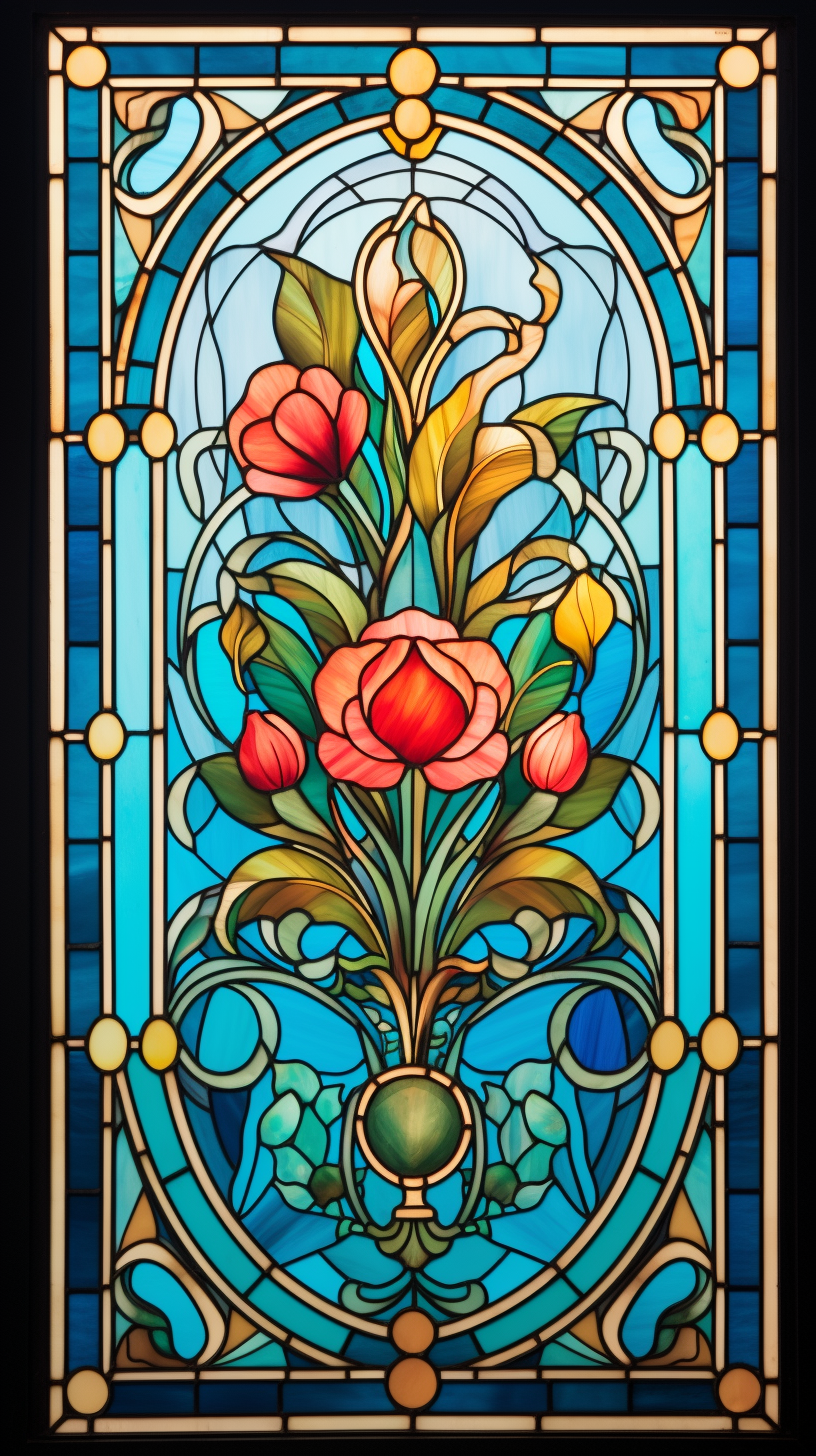 Art Deco Stained Glass Collection! 🍸