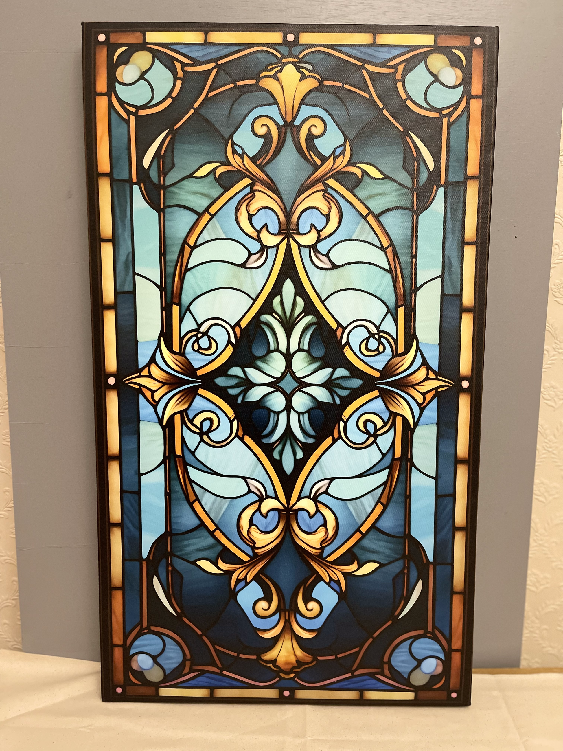 Green Motif Canvas Art - Dalexi