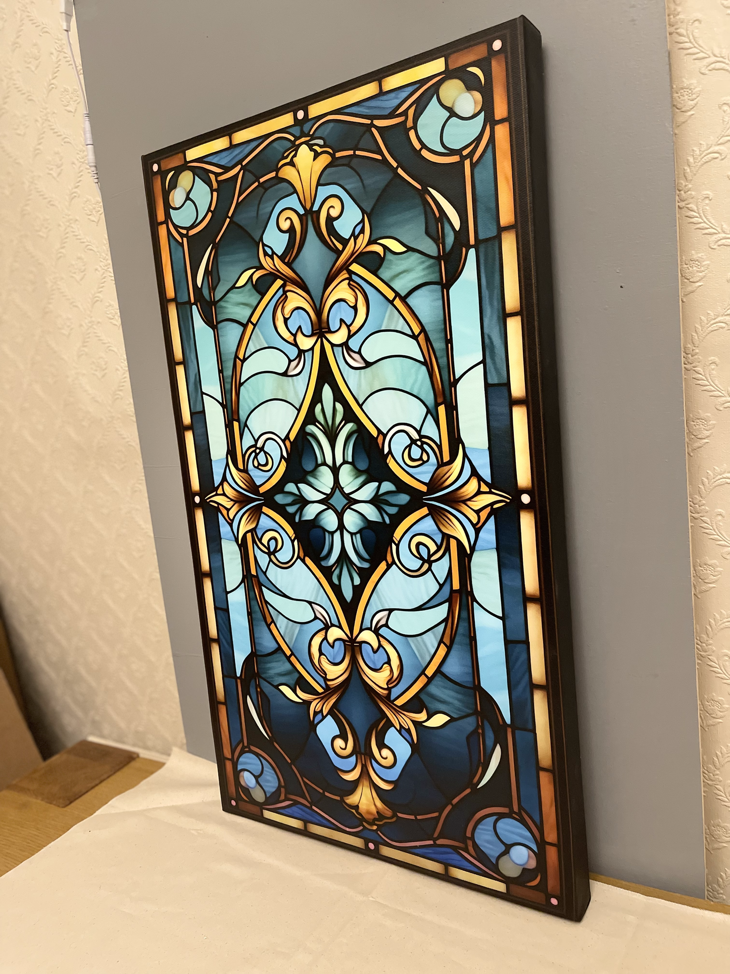 Green Motif Canvas Art - Dalexi