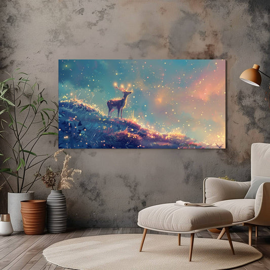 Deer Canvas Wall Art