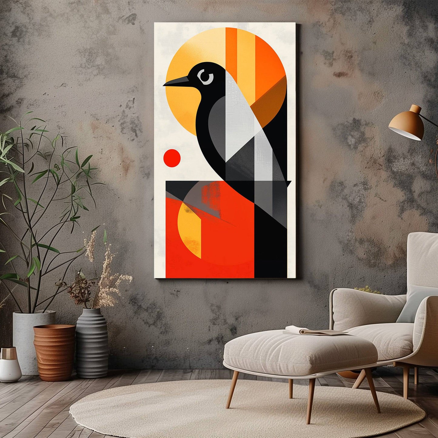 Colourful Bird Canvas Print