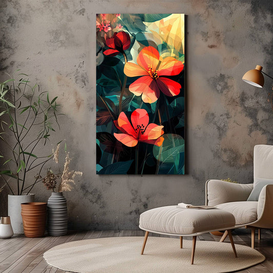 Floral Canvas Wall Art