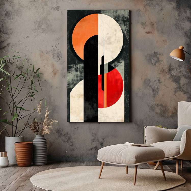 Small abstract vertical drawing / Modern decor / Mixed media wall art / Special gift / Psychic hotsell worlds / Intense pulse / Contemporary design