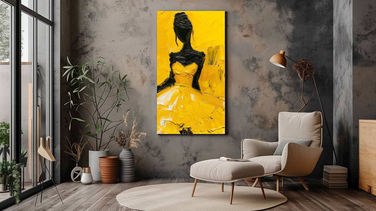 Modern Abstract Woman Canvas Print - Wall Art & Decor - Dalexi