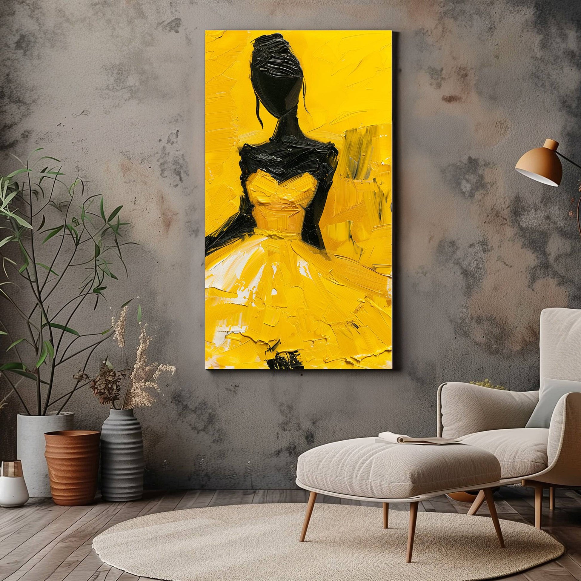 Modern Abstract Woman Canvas Print - Wall Art & Decor - Dalexi