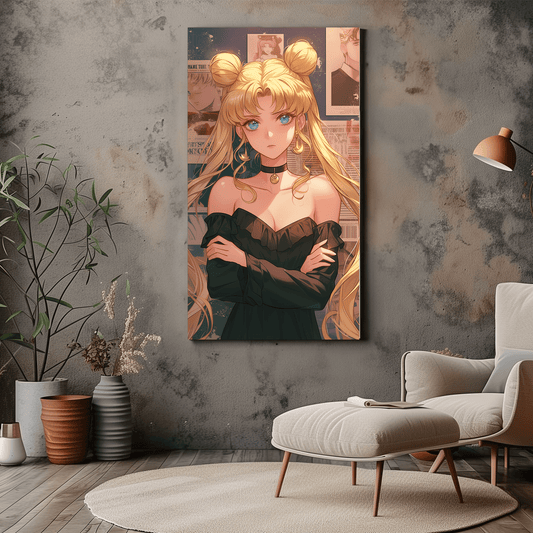 Anime Girl Wall Art - Elegant Character Print - Manga Decor - Dalexi