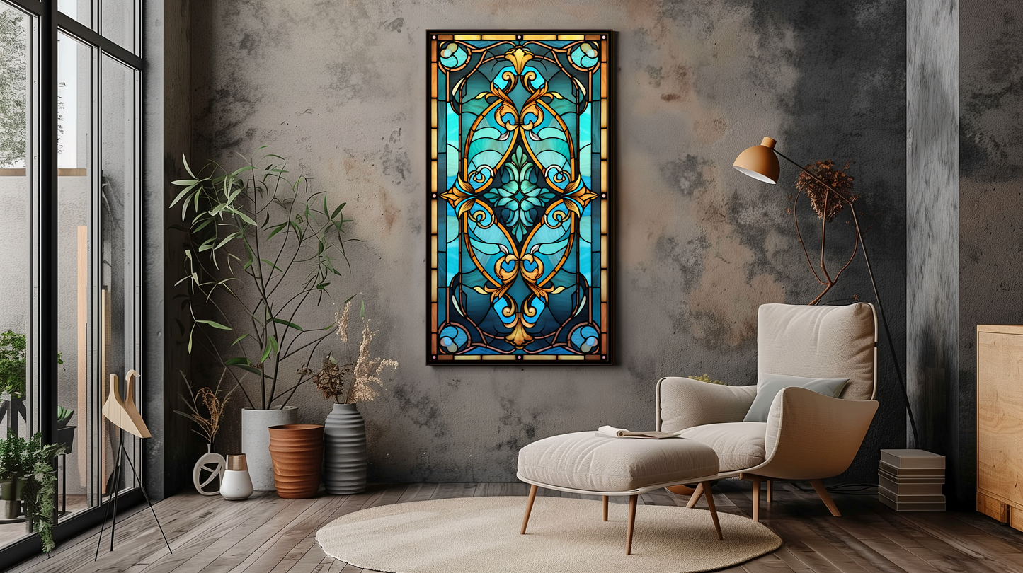 Green Motif Canvas Art - Dalexi